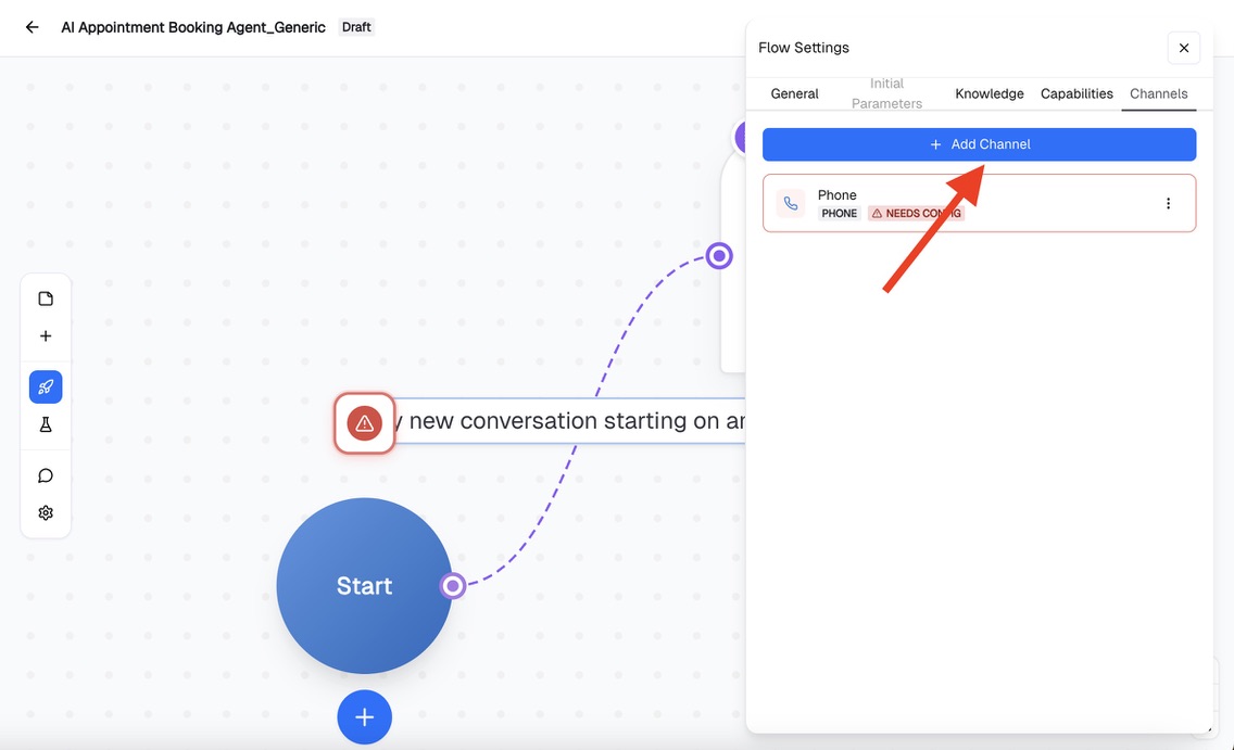 Phone Channel in CogniAgent
