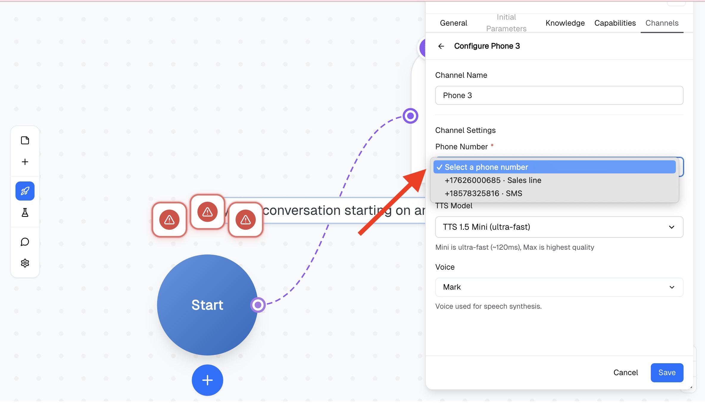 CogniAgent Voice Channel