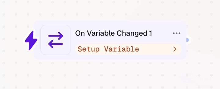 Event on Variable Change