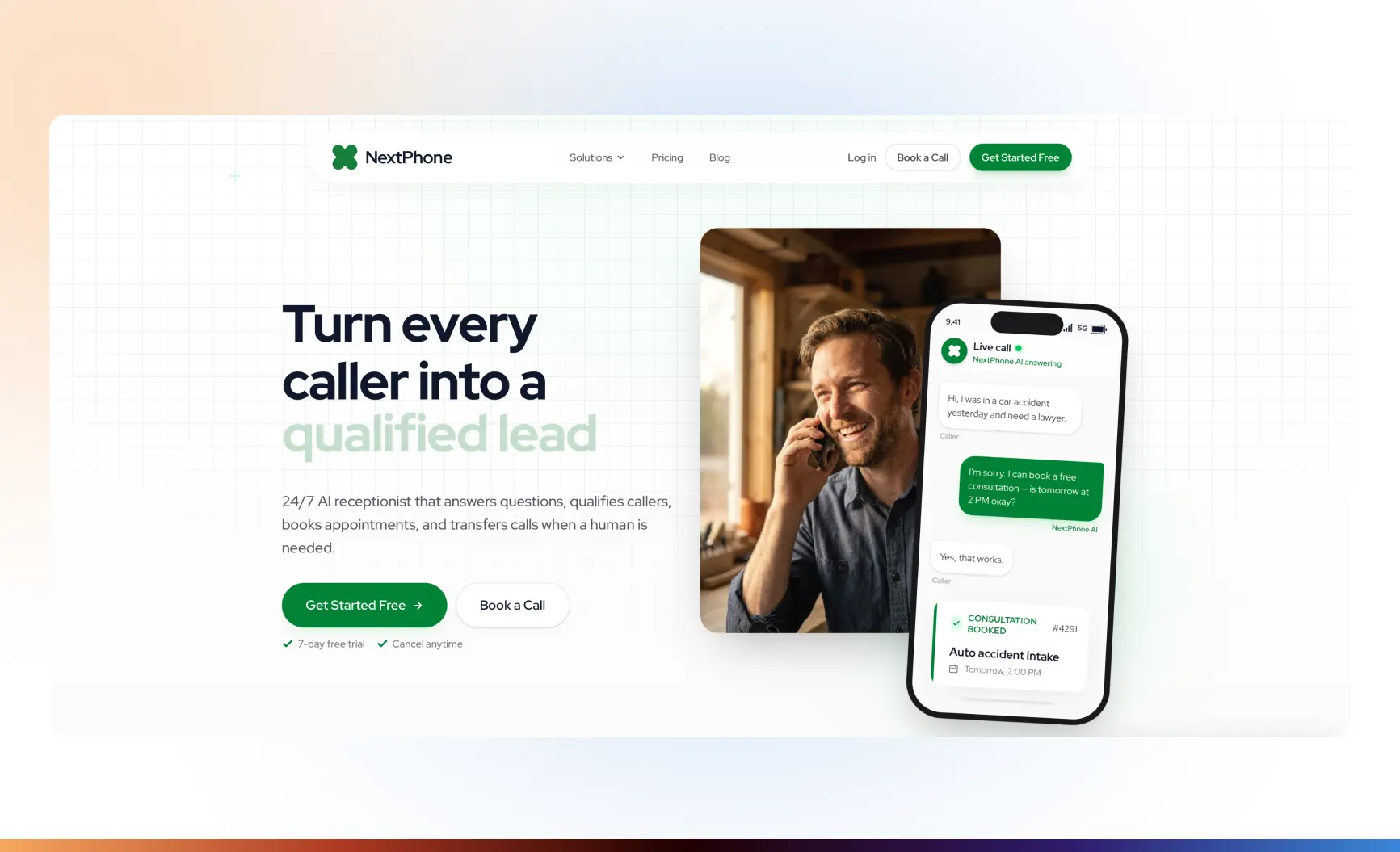 NextPhone Recepcionist for Cleaning Companies